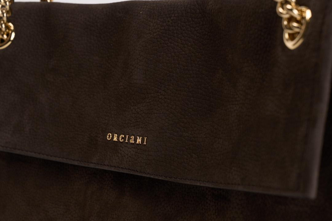 Borsa donna Venus Nabucco Midi a spalla in pelle nabul moro B02212NAB TMORO ORCIANI 