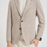 Giacca uomo monopetto in lana beige 1SMJ22K 0209A1143 TAGLIATORE 