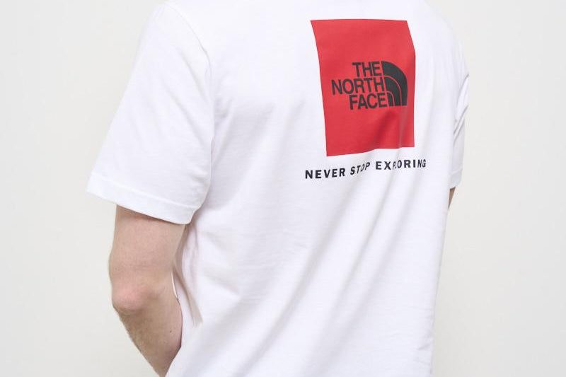 T-shirt uomo girocollo bianca NF0A87NP FN41 THE NORTH FACE 