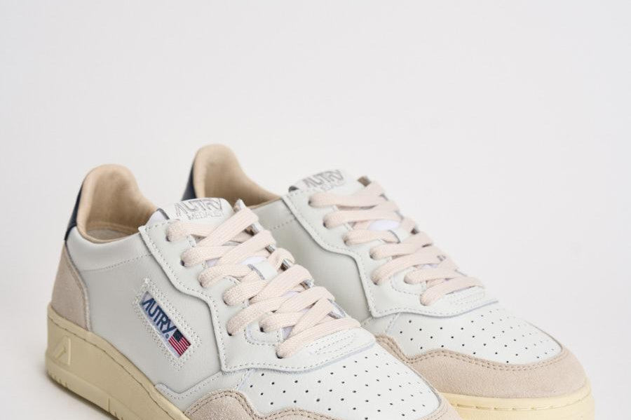 Sneakers uomo Medalist Low in pelle e suede blu AULM LS28 AUTRY 