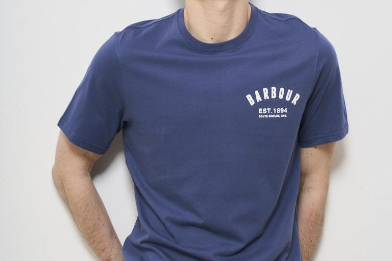 T-shirt uomo girocollo blu MTS0502 BU74 BARBOUR 