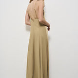 Abito donna satinato Enver beige 13565 DUNE3088 FORTE FORTE 