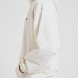 Felpa uomo con cappuccio bianca OCM4113 FLATWHITE REPRESENT 