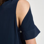 Blusa donna Jamila blu F6ST07 N08 LIVIANA CONTI 