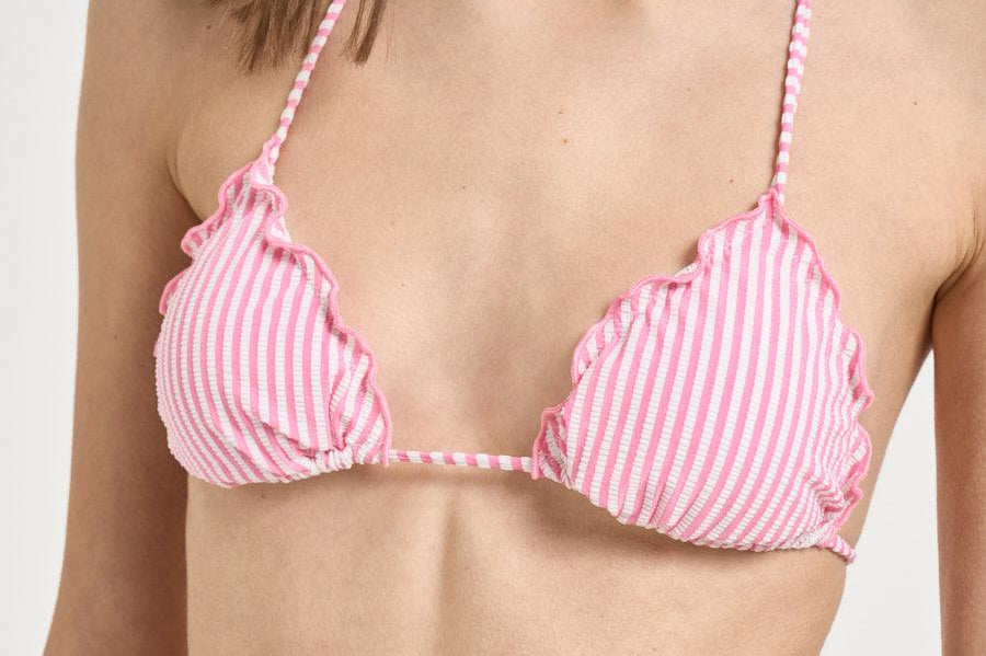 Bikini donna a righe rosa SARIUS 00707L MC2 SAINT BARTH 