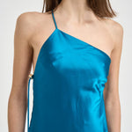 Abito donna lungo azzurro 626SS6815S OCEAN DANAME 