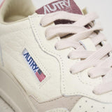 Sneakers donna bianca e fragola AULW NE01 AUTRY 