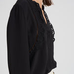 Blusa donna Filippa ricamo nera HT0661FA C3J11I01BK ISABEL MARANT 