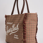 Borsa donna Vanity pied de poule marrone VANITY PDP45 MC2 SAINT BARTH 