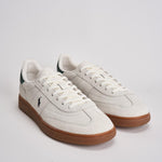 Sneakers uomo in camoscio bianca e verde 809P09753 002 RALPH LAUREN 