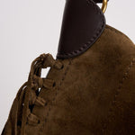 Borsa donna in suede Oskan Hobo Soft marrone PP0200FC C3C14M50BZ ISABEL MARANT 