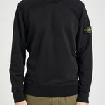 Felpa uomo girocollo nera 6100060 S0051V0029 STONE ISLAND 