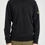 Felpa uomo girocollo nera 6100060 S0051V0029 STONE ISLAND 