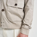 Giubbotto uomo in suede grigio pietra 26018 NABUCCO JACKET85 RRD 