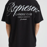 T-shirt uomo girocollo nera OCM41201 BLACK REPRESENT 