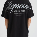T-shirt uomo girocollo nera OCM41201 BLACK REPRESENT 