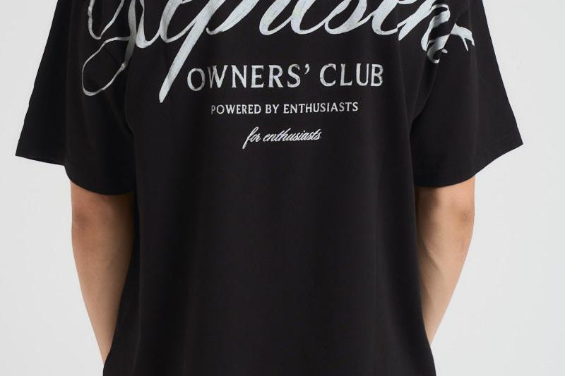 T-shirt uomo girocollo nera OCM41201 BLACK REPRESENT 