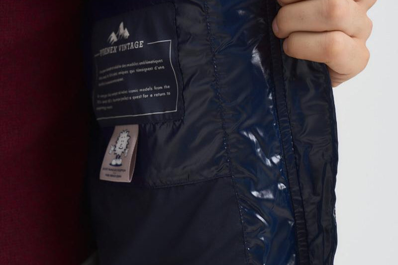 Piumino uomo in nylon lucido blu HUY015 4004 PYRENEX 