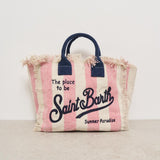 Borsa donna Colette a righe rosa COLETTE 03301H MC2 SAINT BARTH 