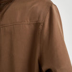 Blusa donna maniche a tre quarti marrone TYC01 MOCHA NINE IN THE MORNING 