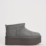 Stivale donna platform Ultra mini grigio 1135092 CHARCOLE UGG 