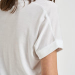 T-shirt donna girocollo bianca JG000312D 520561000 HERNO 