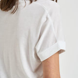 T-shirt donna girocollo bianca JG000312D 520561000 HERNO 