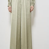 Pantaloni donna in raso salvia P04052 6638035 PESERICO 