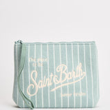 Pochette donna Aline in spugna a righe ALINESPONGE 02811L MC2 SAINT BARTH 
