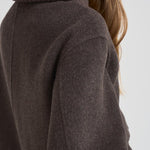 Giubbotto donna in lana grigio D431747 LEAK886MORO P.a.r.o.s.h. 