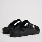 Sandalo uomo Arizona gomma nero 129421 BLACK BIRKENSTOCK 