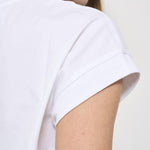 T-shirt donna girocollo bianca F5SW62 A01 LIVIANA CONTI 