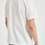 T-shirt uomo girocollo bianca Gin Tonic GLASSGINPLEASE 01NEMB MC2 SAINT BARTH 