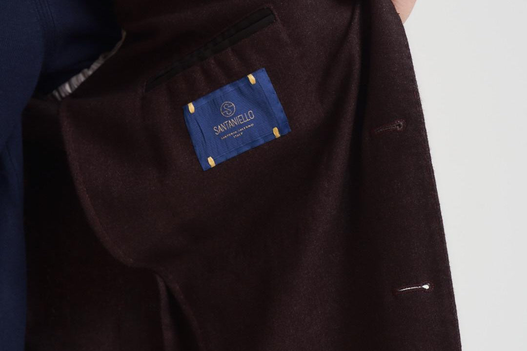 Giacca uomo monopetto bordeaux GL7297MF 293849C SANTANIELLO 