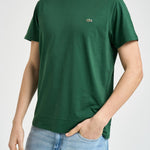 T-shirt uomo girocollo verde TH6709 132 LACOSTE 