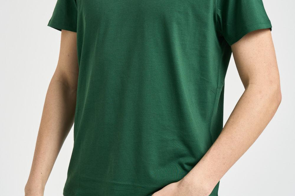T-shirt uomo girocollo verde TH6709 132 LACOSTE 