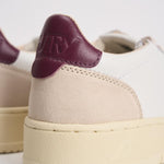 Sneakers donna Medalist panna, beige e bordeaux AULW LS03 AUTRY 