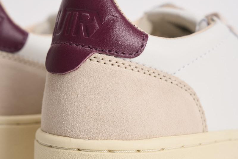 Sneakers donna Medalist panna, beige e bordeaux AULW LS03 AUTRY 