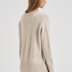 Maglione girocollo donna in cashmere 201726 OYSTER LISA YANG 