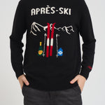 Maglia uomo girocollo nera HERONC APRESBOTT00 MC2 SAINT BARTH 