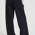 Pantalone donna a palazzo nero W25701 10 RRD 