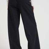 Pantalone donna a palazzo nero W25701 10 RRD 