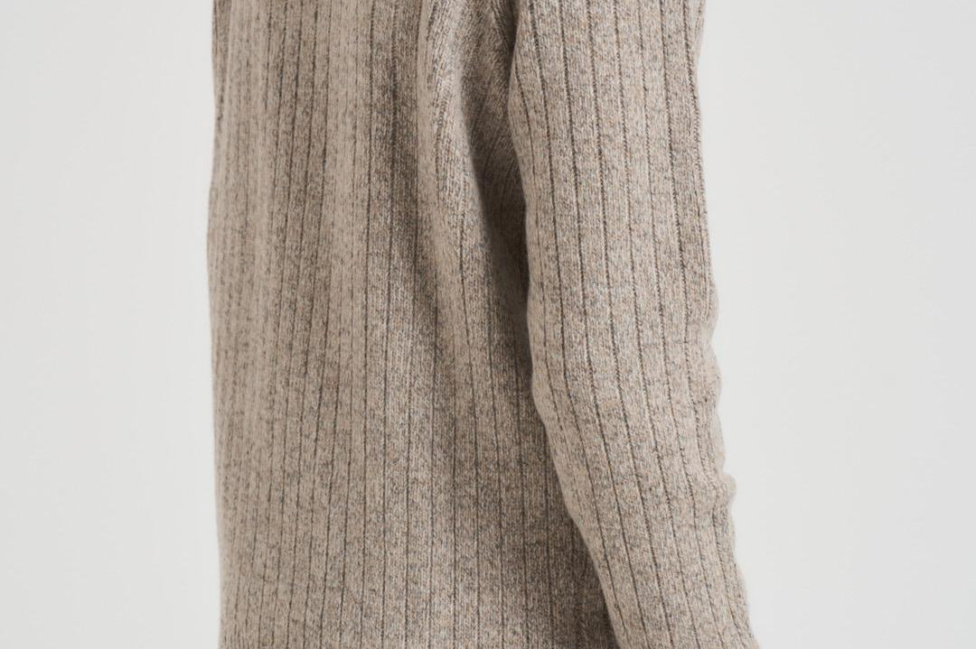 Polo uomo in maglia a righe tortora 420 EN000C940 AT.P.CO 