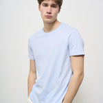 T-shirt uomo girocollo celeste 710671438 418 RALPH LAUREN 