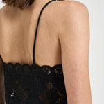Top donna Nelssy in sangallo nero HT0859FA D2J01IBLACK ISABEL MARANT 