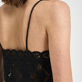 Top donna Nelssy in sangallo nero HT0859FA D2J01IBLACK ISABEL MARANT 