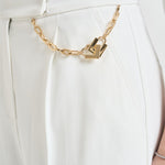 Short donna con catena bianco SH005 360 ELISABETTA FRANCHI 