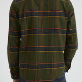 Camicia uomo a quadri verde 1000546 515 LES DEUX 