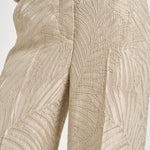 Pantalone donna a palazzo dorato con ricami 173874 D9488403 INCOTEX 