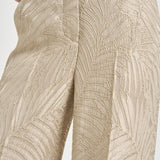 Pantalone donna a palazzo dorato con ricami 173874 D9488403 INCOTEX 